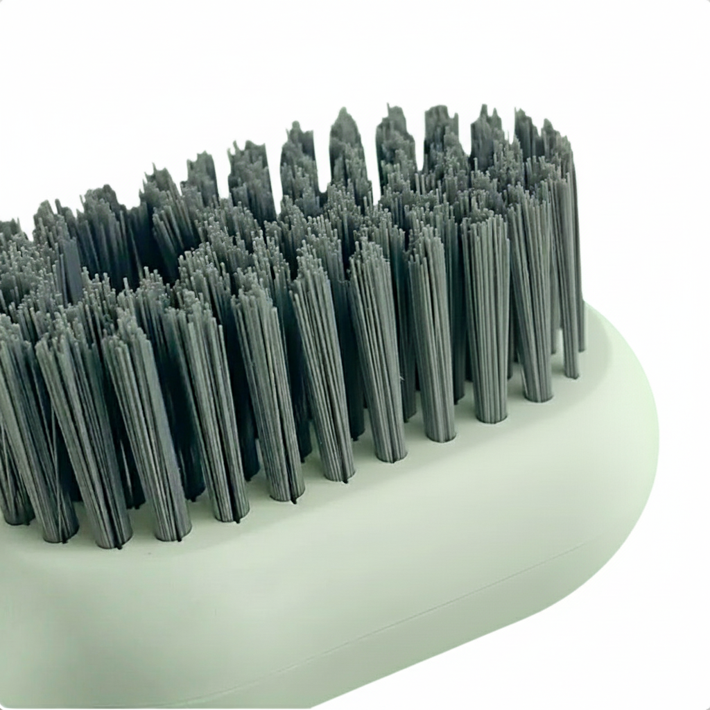Brush head on white background